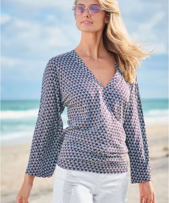 Banded Hem Top - Turquoise